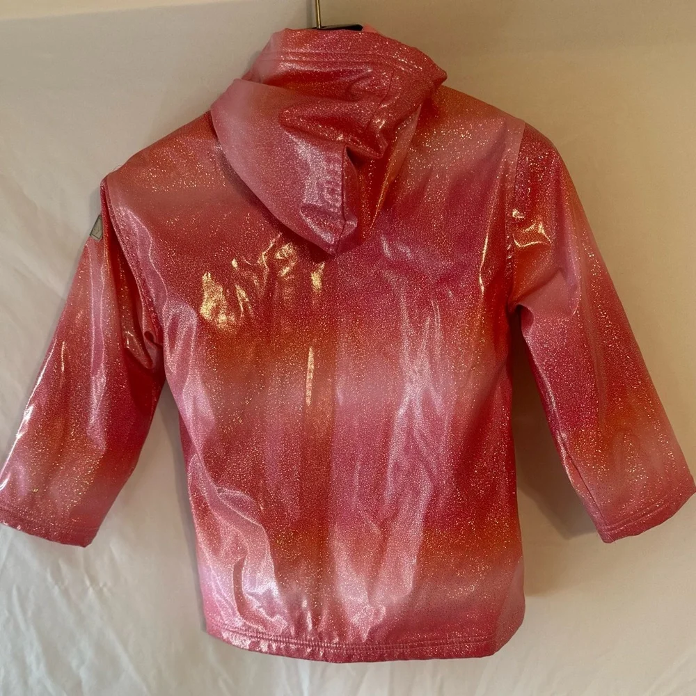 Hatley Pink Sparkle Rain Jacket - Picture 2 of 5